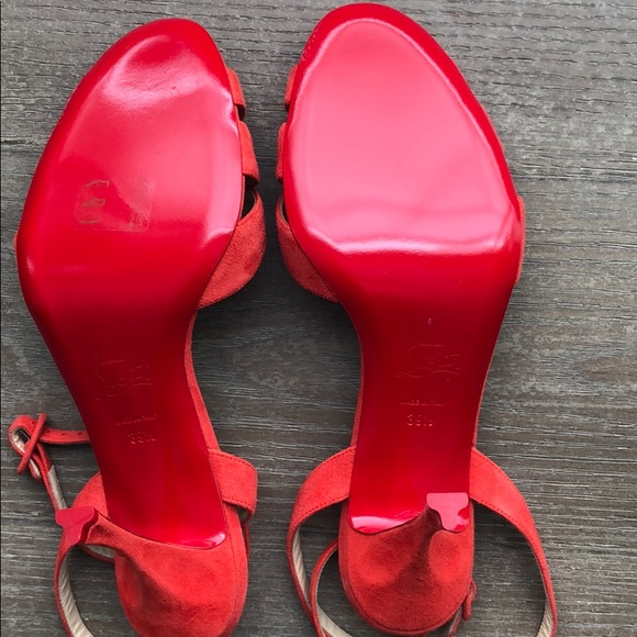 NWOB Christian Louboutin Suede Trezuma San… - Picture 8 of 9